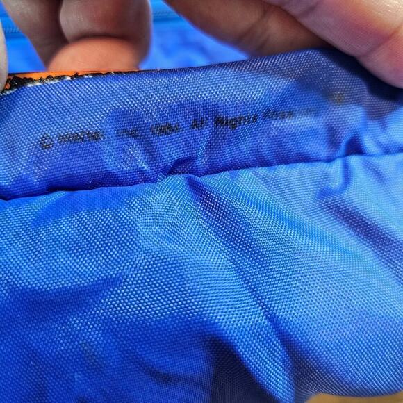 Vintage He-Man Masters of The Universe Backpack 1984 Blue Mattel Beast Man 17" - Picture 9 of 14